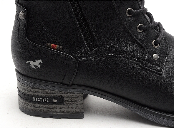 Mustang boots bottine talons femme 1229513 noir