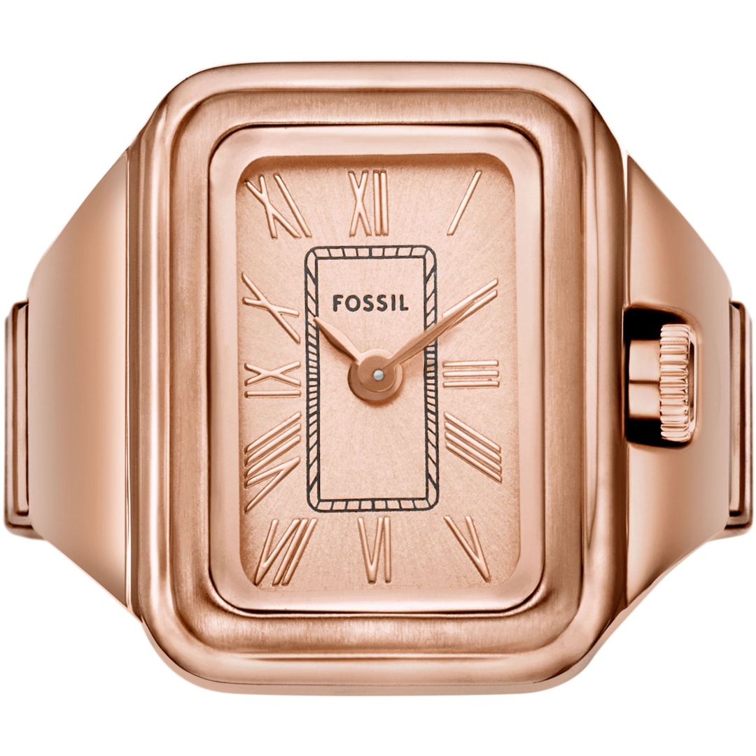 Fossil Raquel Uhrenring Rosé vergoldet