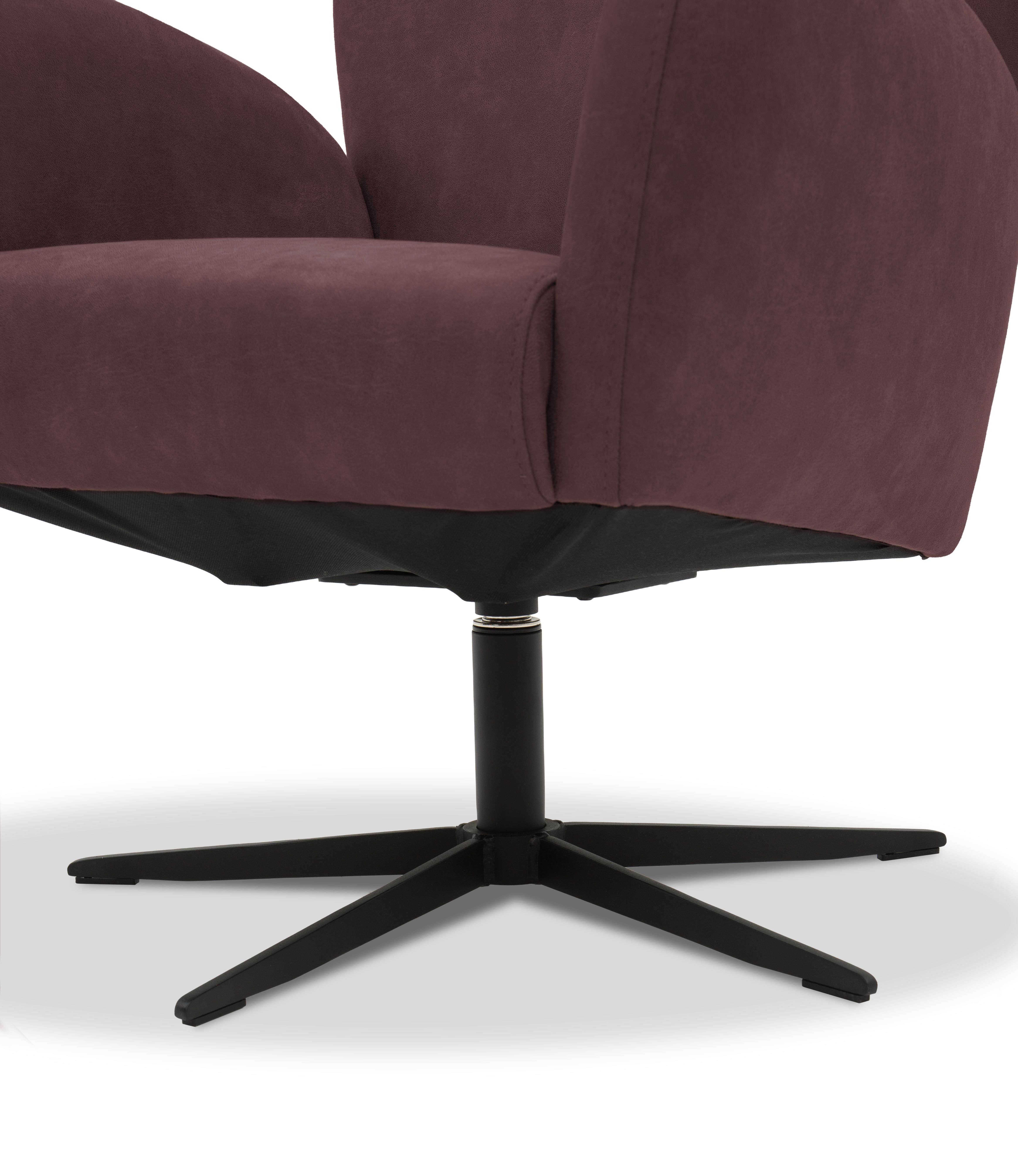 Draaifauteuil Sammy B80 x D85 x H89 cm
