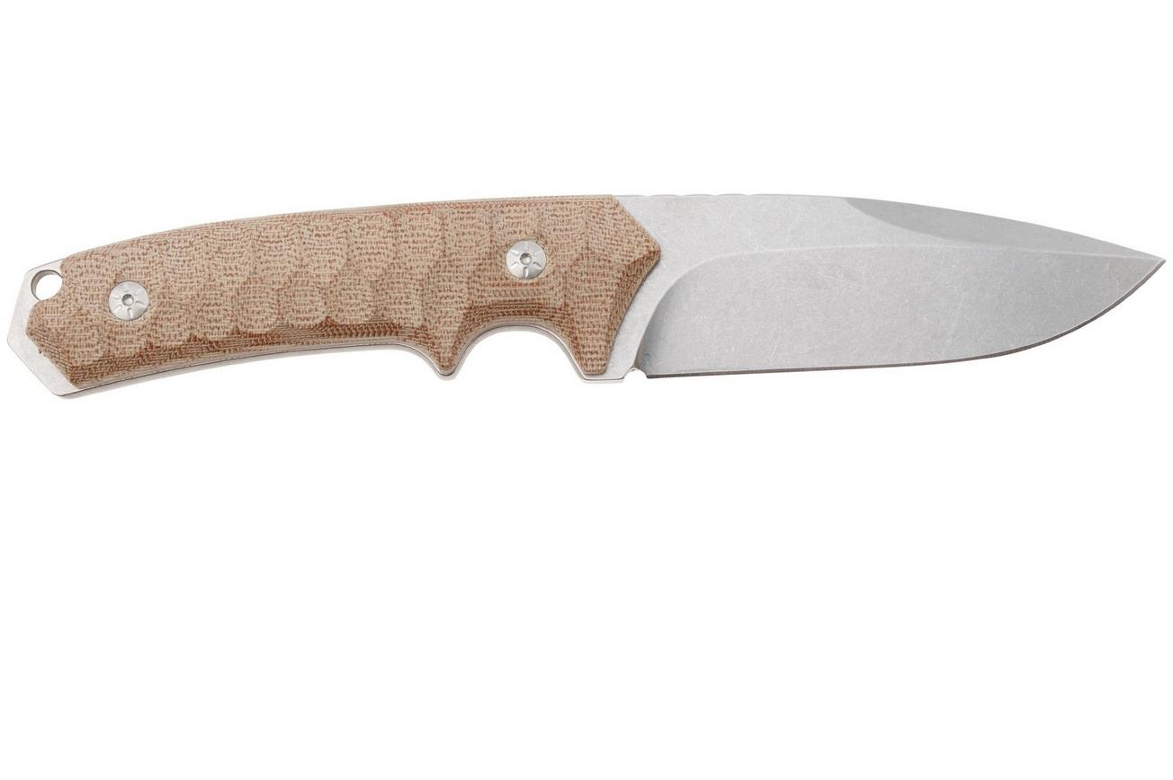 Mercury Ranger 923-23-3VCNC Stonewashed Sleipner, Green Canvas Micarta, bushcraftmes