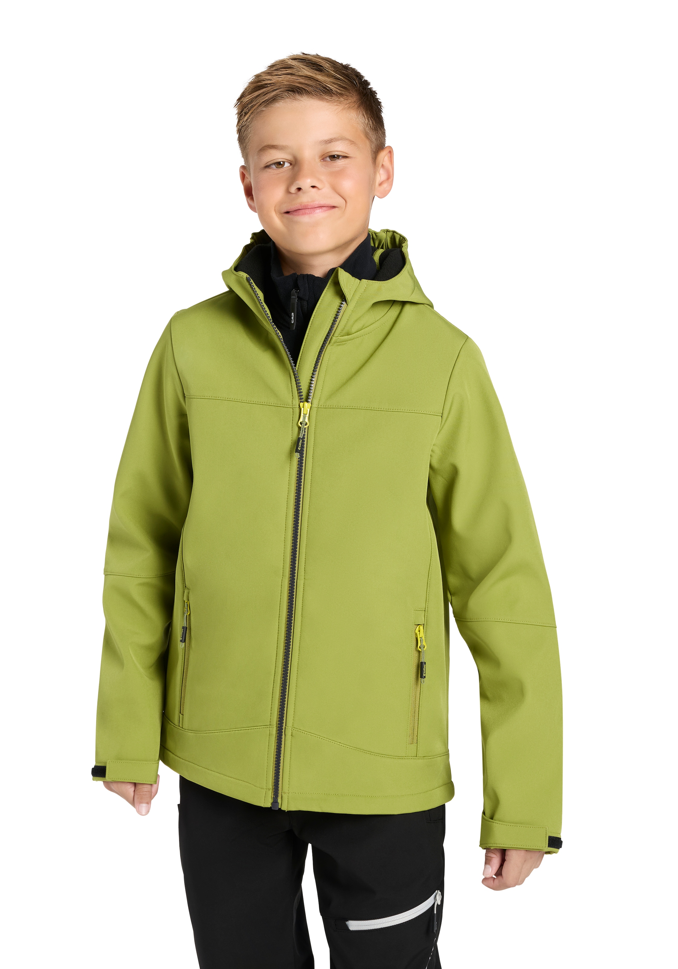 Killtec Softshelljacke »BYS SFTSHLL JCKT OT« 1 Stk. tlg. mit Kapuze Übergangsjacke, Wasserabweisend & Windabweisend, für Kinder