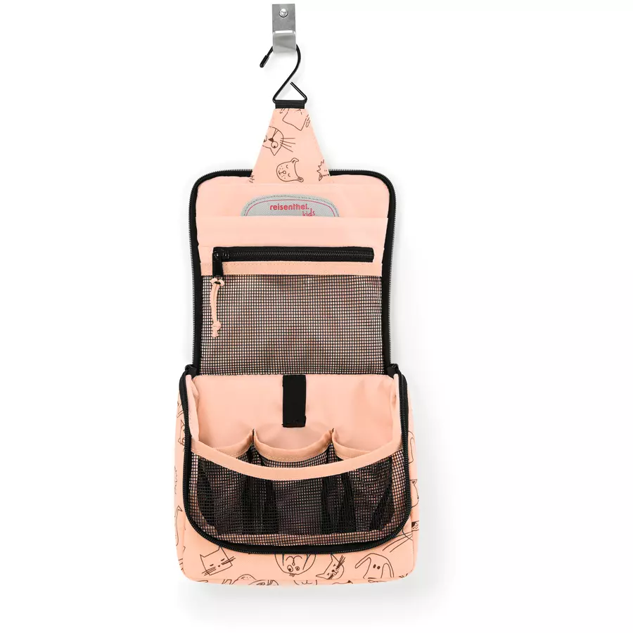 reisenthel® toiletbag S kids cats and dogs rose