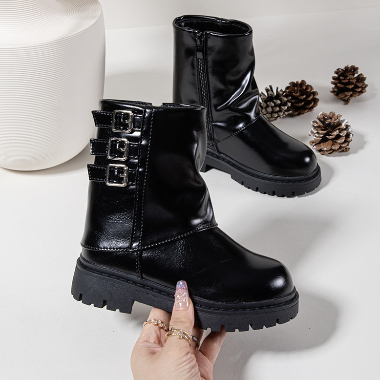 Black thunder boots - zwart