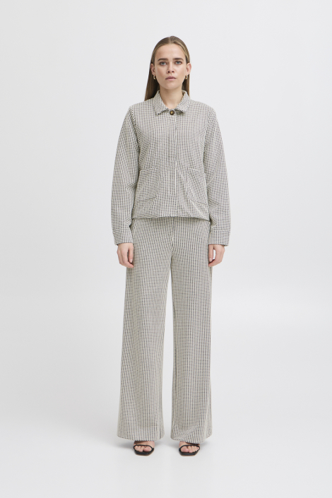 Ichi blauwe dames blazer