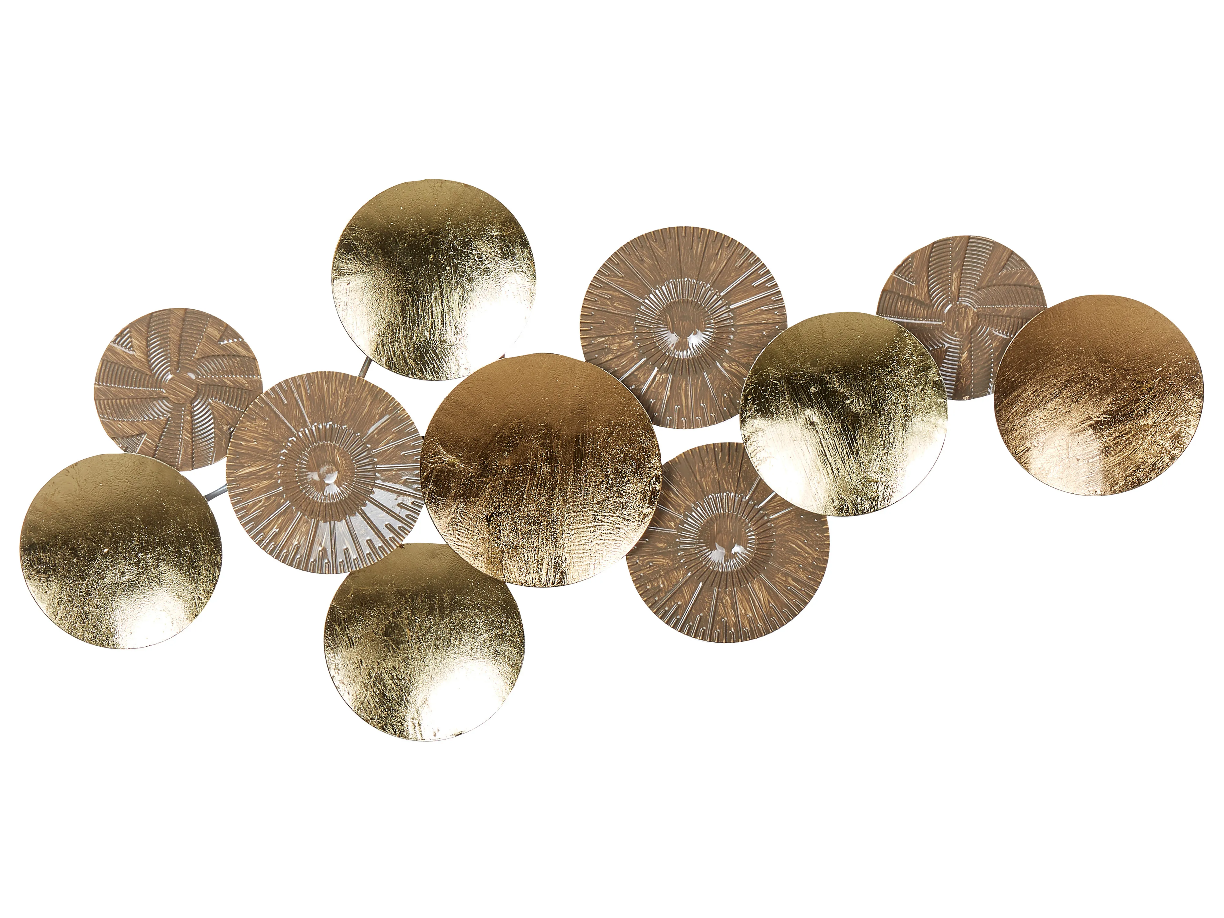 Wanddecoratie THALLIUM Metaal 45 cm Goud