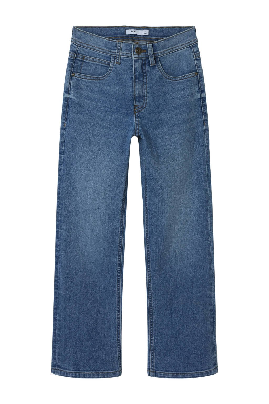 NAME IT KIDS straight leg jeans medium blue denim