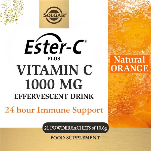 Ester C Plus 1000Mg Vitamina C Saquetas Em Pó Efervescente