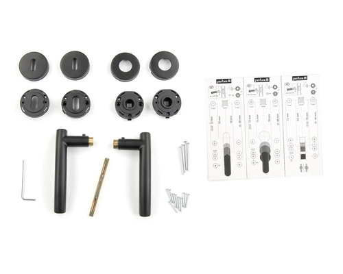 Rozetset BB Steyr zwart satijn