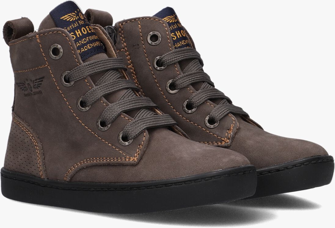 SHOESME bruine shoesme hoge sneaker fl23w012