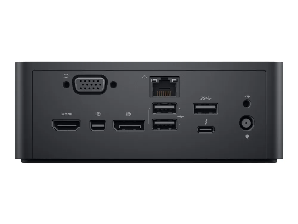 [OUTLET] - Dell Dual USB-C Thunderbolt Dock TB18DC - Dockingstation - USB-C / Thunderbolt 3 - VGA, HDMI, DP, Mini DP, Thunderbolt - GigE - 210 Watt - for Dell 7530, 7730