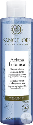Sanoflore Aciana Botanica Eau Micellaire Démaquillante Peau Nue Divine Toutes Peaux Flacon 200ml