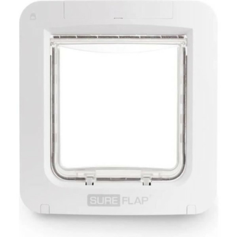 Grande chatiere a puce électronique connecté - blanc - 178 mm x 170 mm (livré sans le hub)