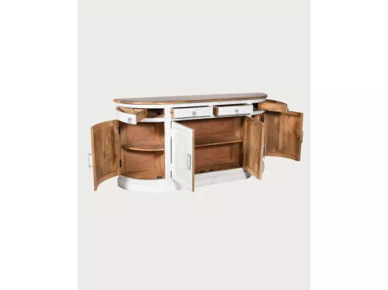 Argo - Enfilade en bois massif de manguier blanc