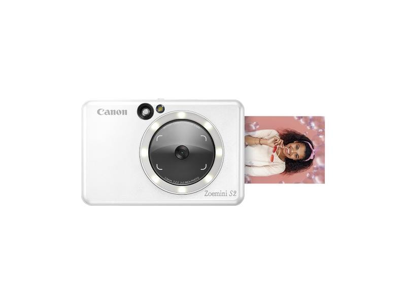 Canon Fotokamera Zoemini S2 Kit Weiss Sofortbildkamera im perfekten Taschenformat