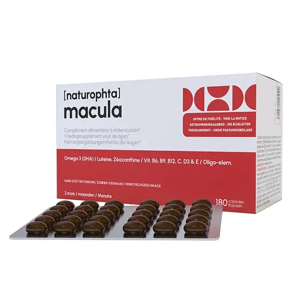 NaturOphta Macula 180 cápsulas