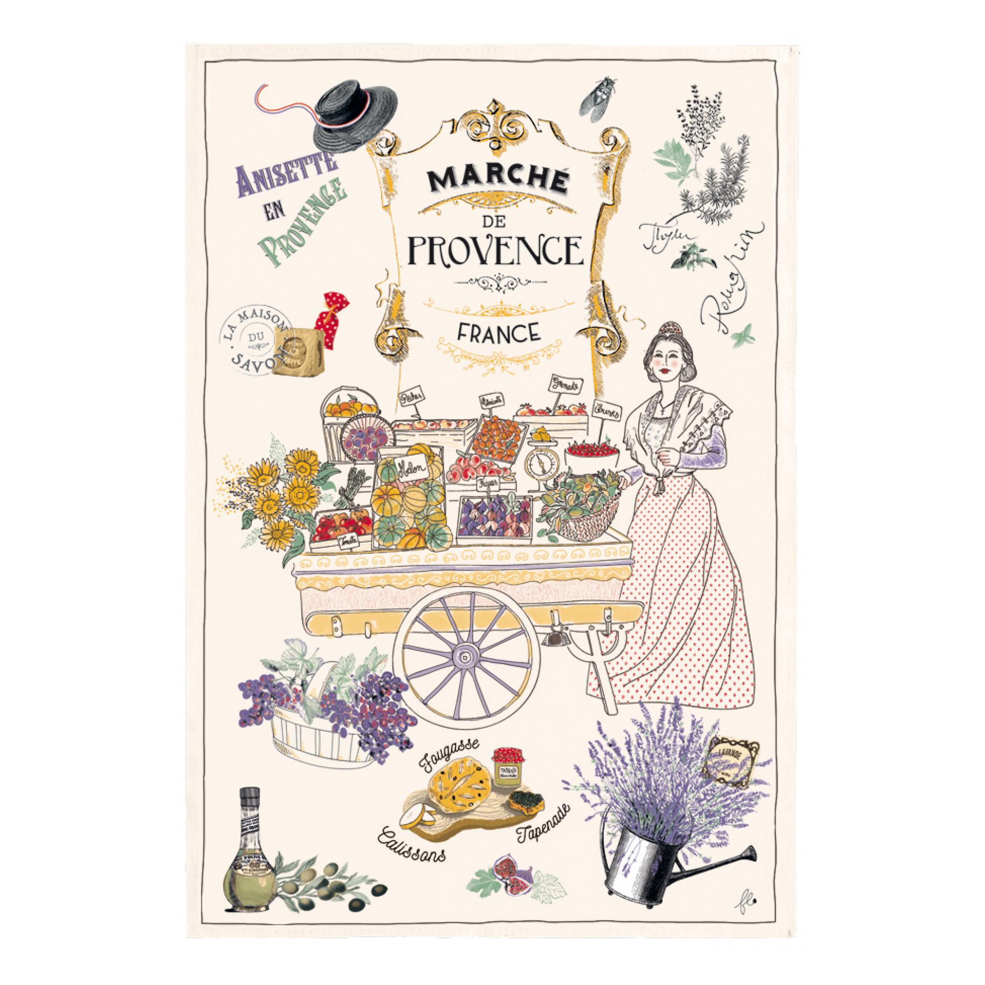 Torchon les marchés de provence