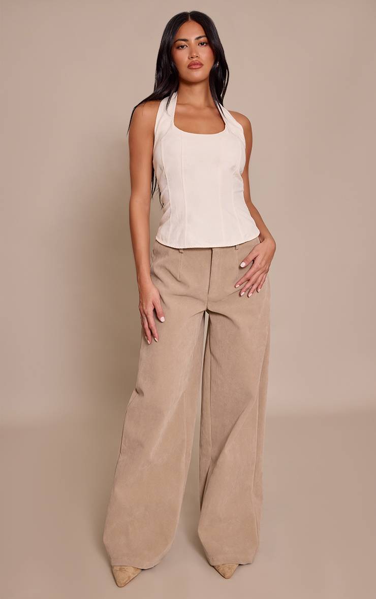 Crème Corset Dos-nu En Peau De Pêche