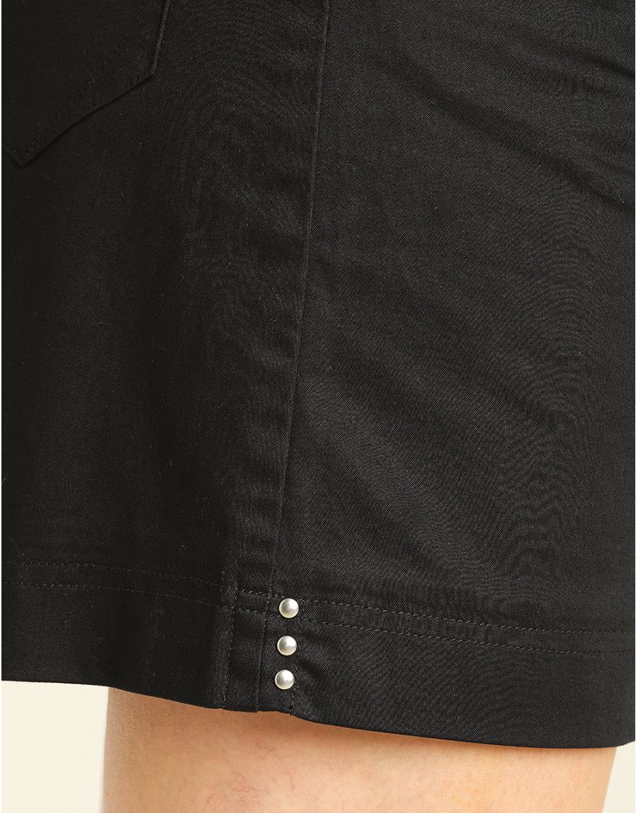 Short coton noir