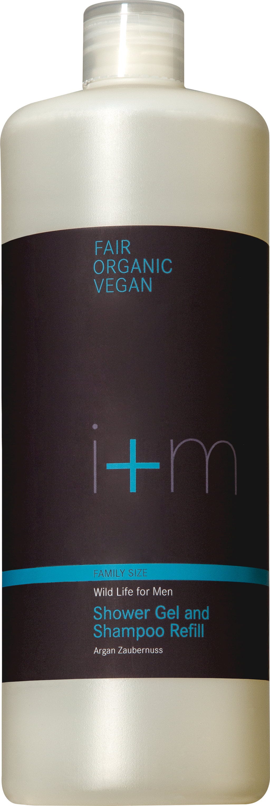 i+m  Wild Life for Men Shower Gel and Shampoo Refill, 1 l