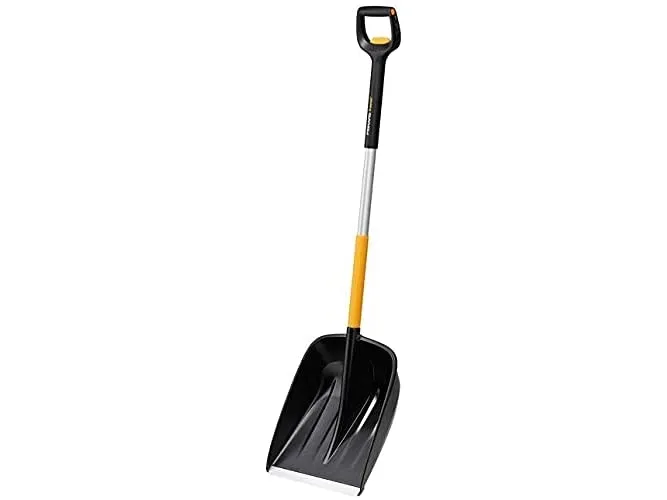Fiskars 1057188, Sneskovl, Metal, Sort, Orange, Justerbar, Ergonomisk, Finland, 36,2 cm