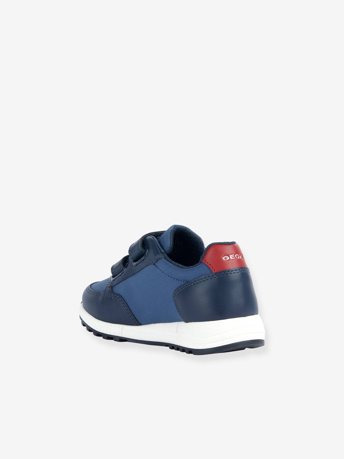 Tênis esportivo infantil Geox® J Alben azul com fecho de velcro