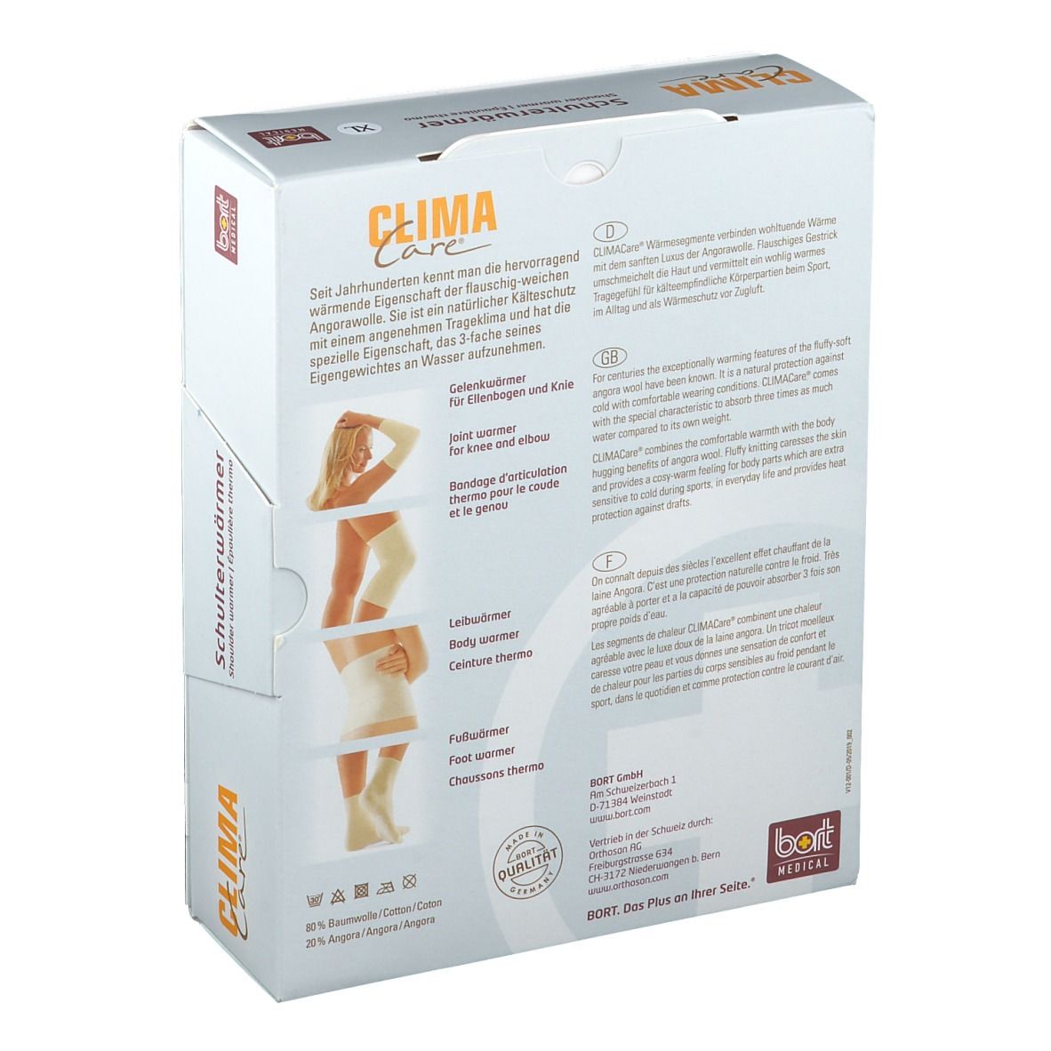 CLIMACare® Schulterwärmer x-large weiß