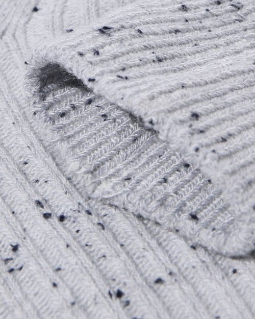 chaussettes homme côtelées gris clair