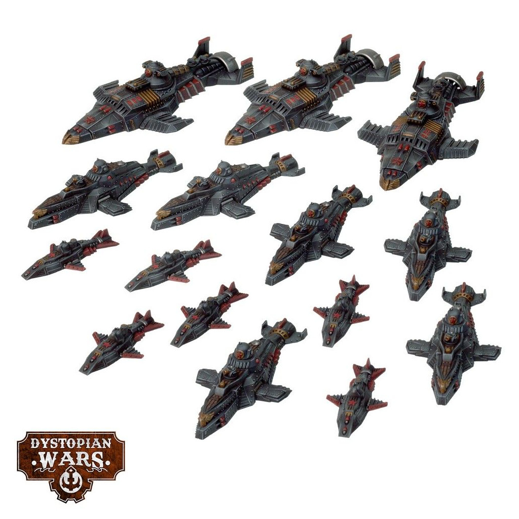 Dystopian Wars: Akula Battlefleet Set