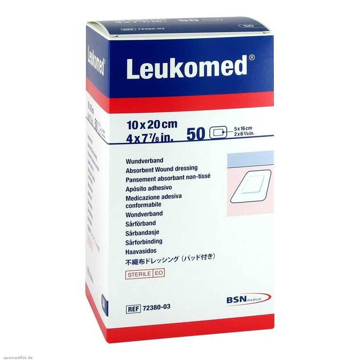 Leukomed® steriler Wundverband 20 cm x 10 cm, 50 St