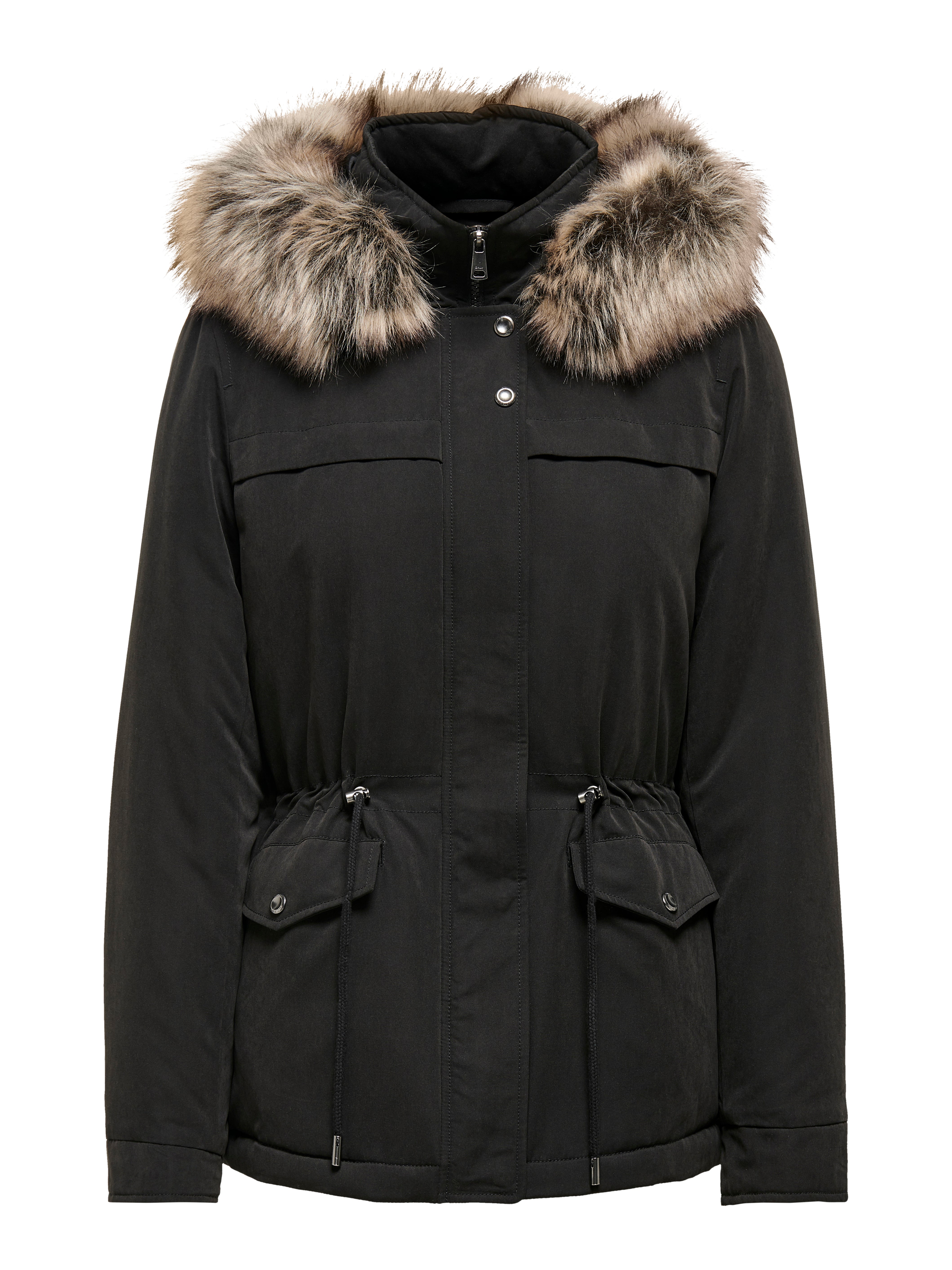 ONLNEWSTARLINE Langer Parka Black