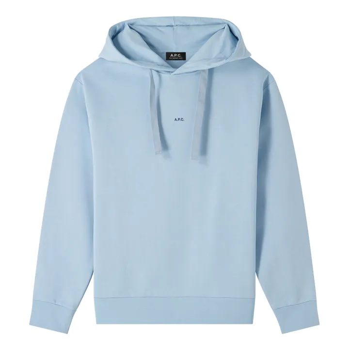 A.P.C. Hoodie Larry Coton Bio | Bleu ciel
