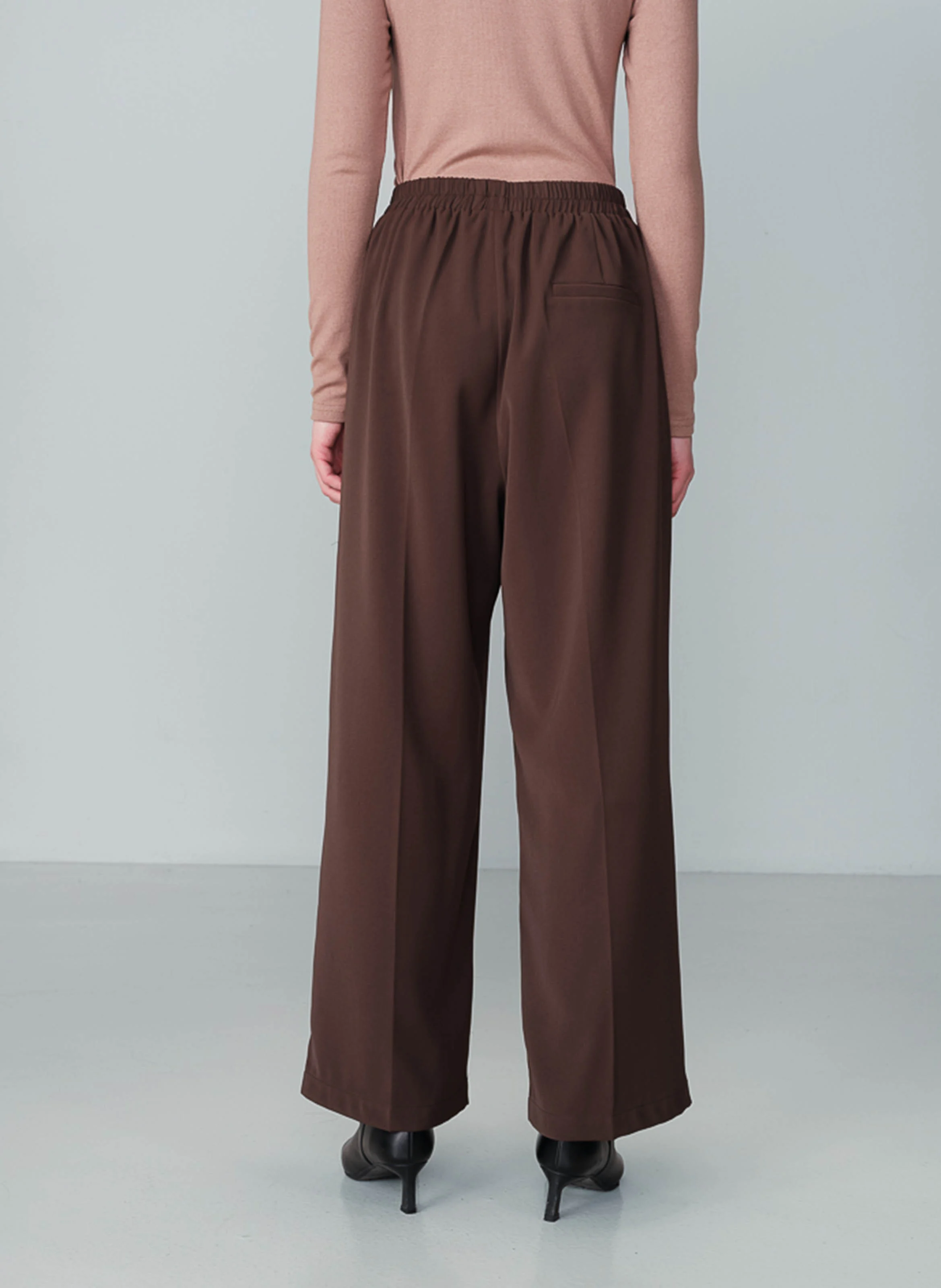 NOBLESSE - Pantalon large | Marron