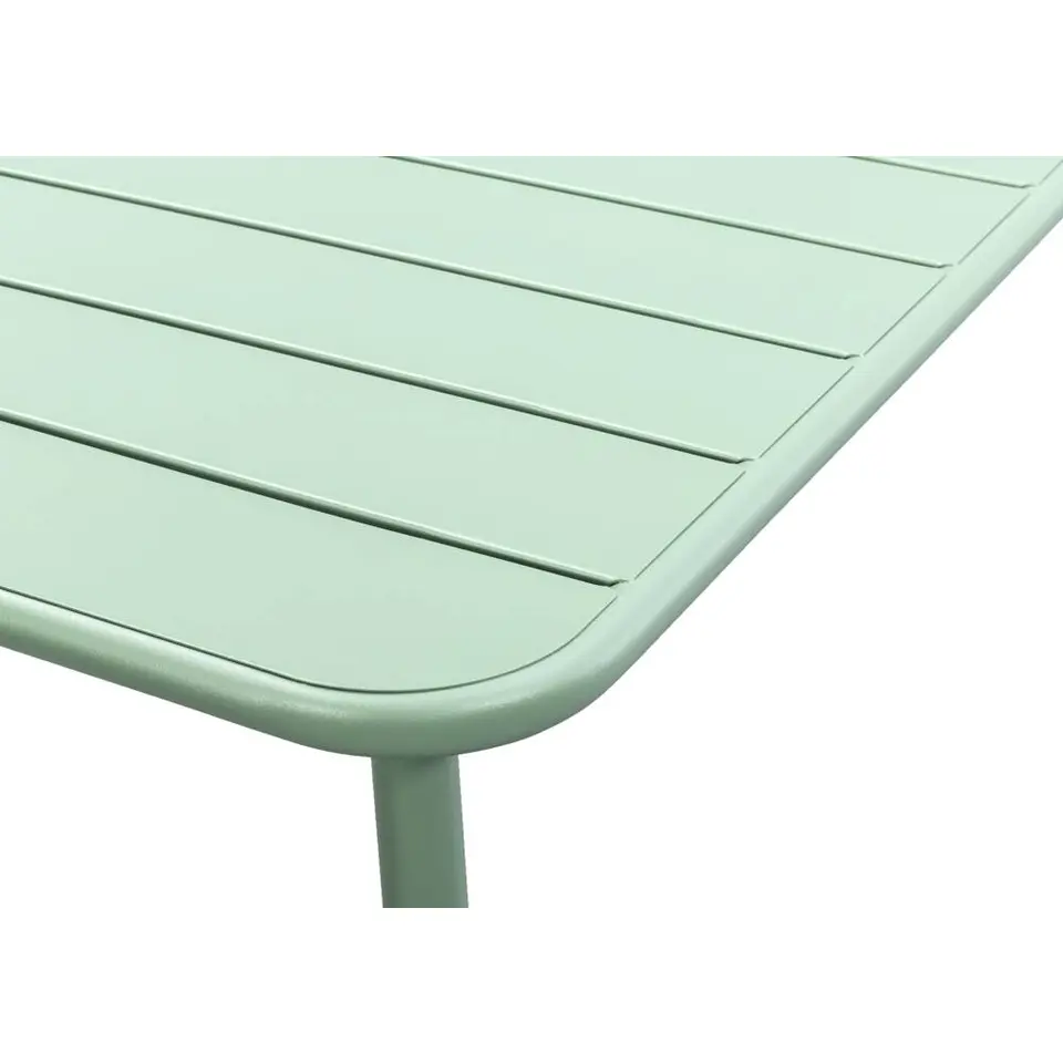 Tuintafel Vence - metaal lichtgroen - 72x150x90 cm