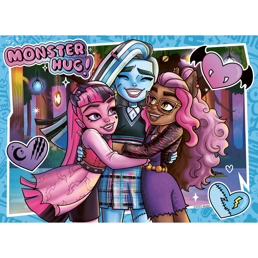 Ravensburger Monster High 4 x 100-teiliges Puzzle-Bumper-Pack