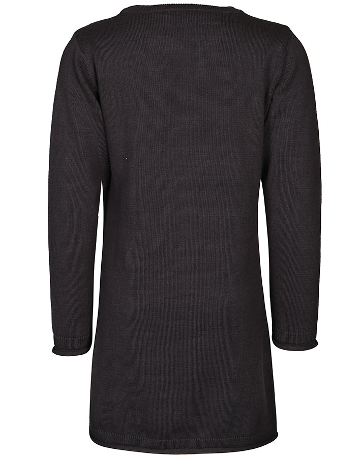 Strick-Kleid SMART CATS mit Pailletten in anthrazit
