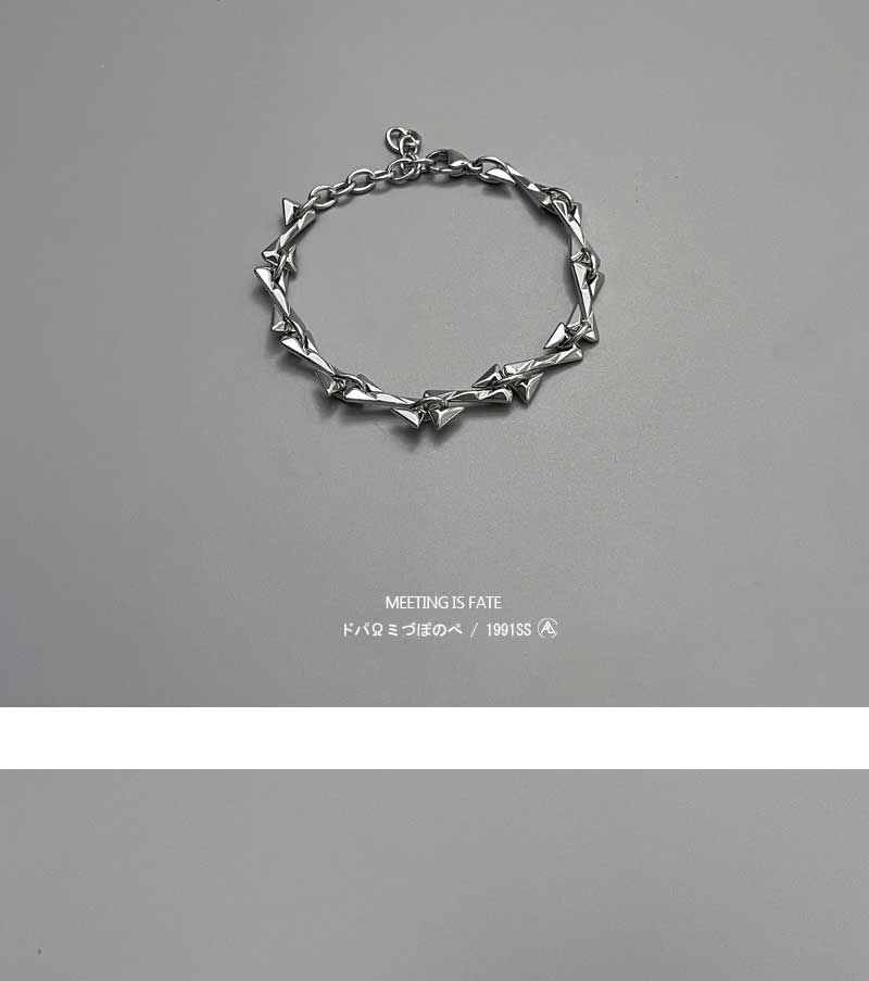 Elnge - Geometrische roestvrijstalen armband
