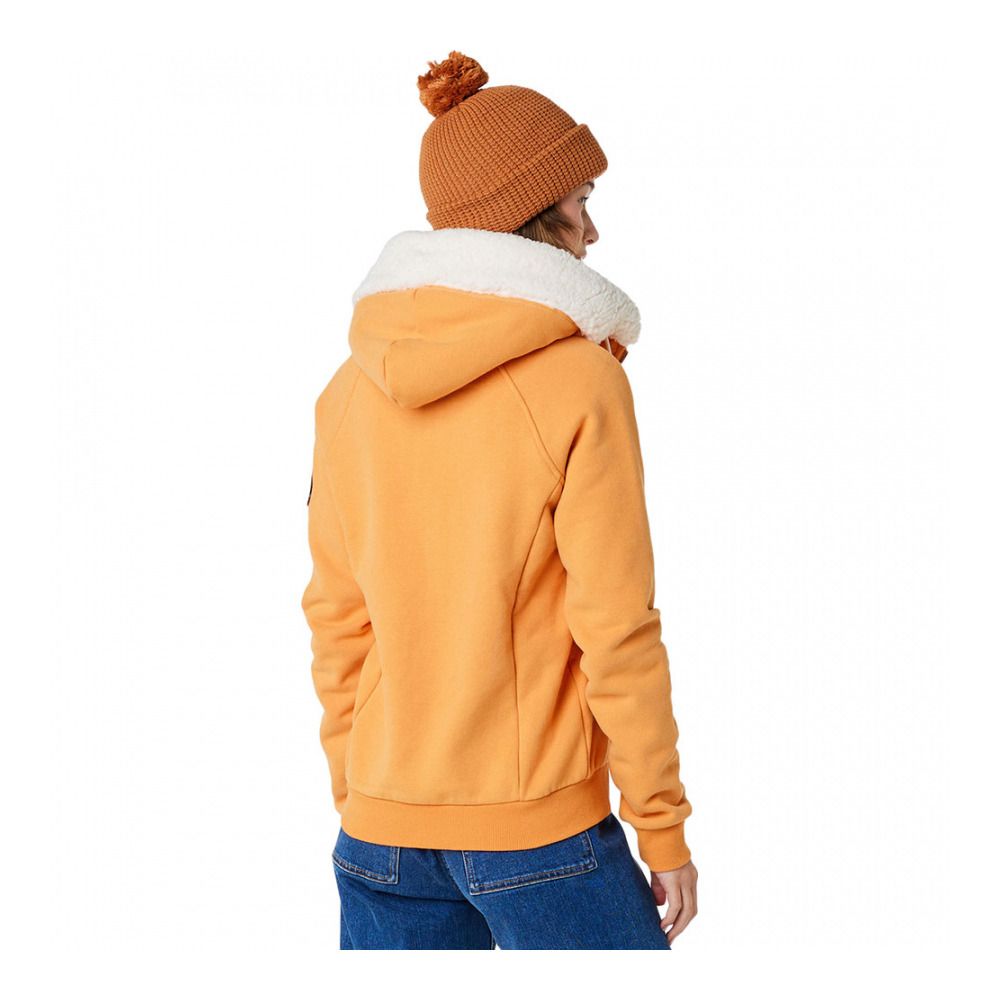 Rip Curl VELOUCHI SHERPA FLEECE - Polaire Femme orange