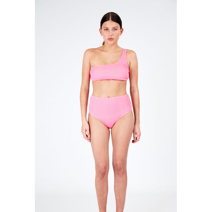 inSua-Asymmetrische bikinitop smock - Insua