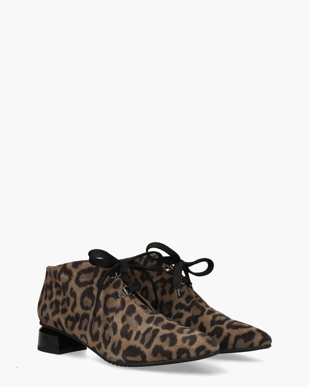 Brunate 38312 Zwart/Bruin Dames Veterboots
