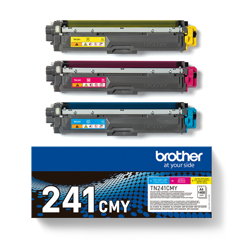 Brother TN241CMY Toner Multipack, cyan, gelb, magenta
