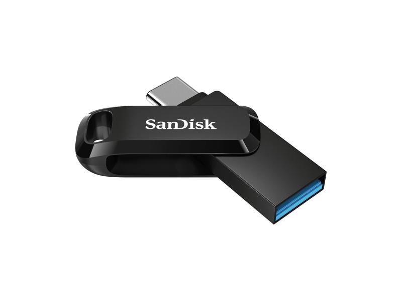 SanDisk USB-Stick Ultra Dual Drive Go 128 GB USB-Stick mit 128 GB Speicherkapazität und 150 MB/s Lesegeschwindigkeit