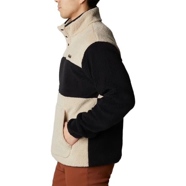 Sweat polaire COLUMBIA RUGGED RIDGE SHERPA HALF SNAP ANCIENT FOSSIL, BLACK