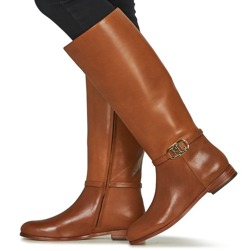 Lauren Ralph Lauren - BRIDGETTE-BOOTS-TALL BOOT Cognac