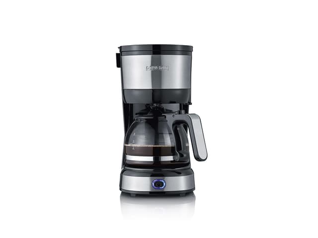 Severin Kaffemaskine 4 kopper 750 watt Stål/Sort