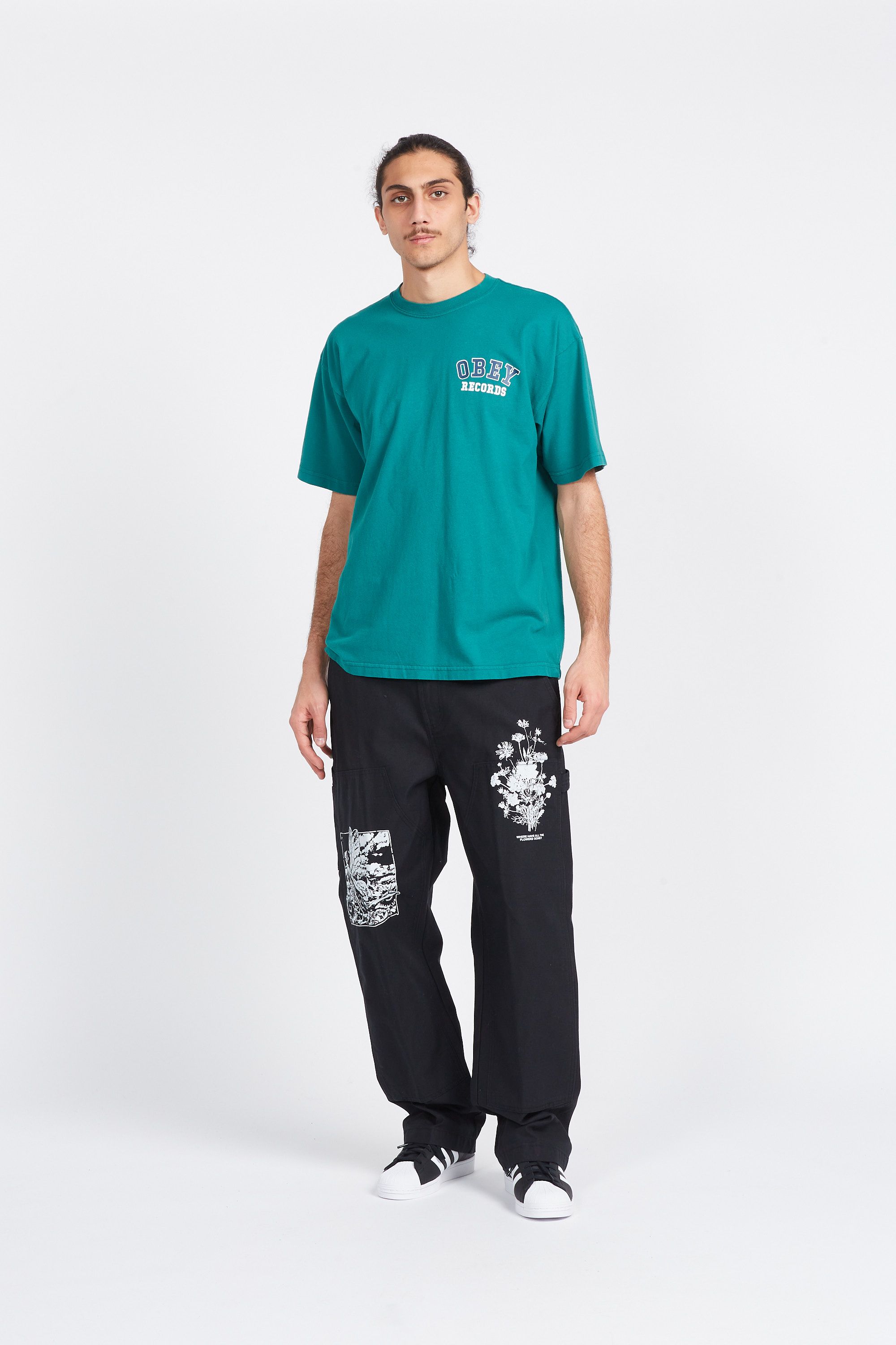 OBEY T-shirt  OBEY RECORDS Vert