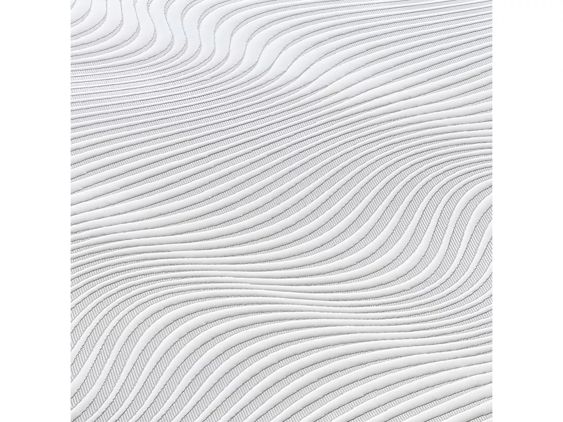 Matelas à ressorts ensachés - mémoire de forme - à 9 zones avec revêtement amovible modèle Bacio 100x190 cm
