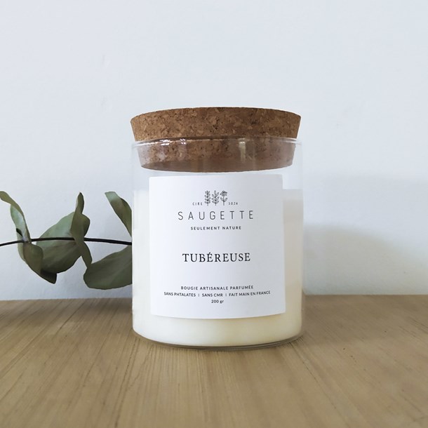 Tubéreuse - bougie artisanale