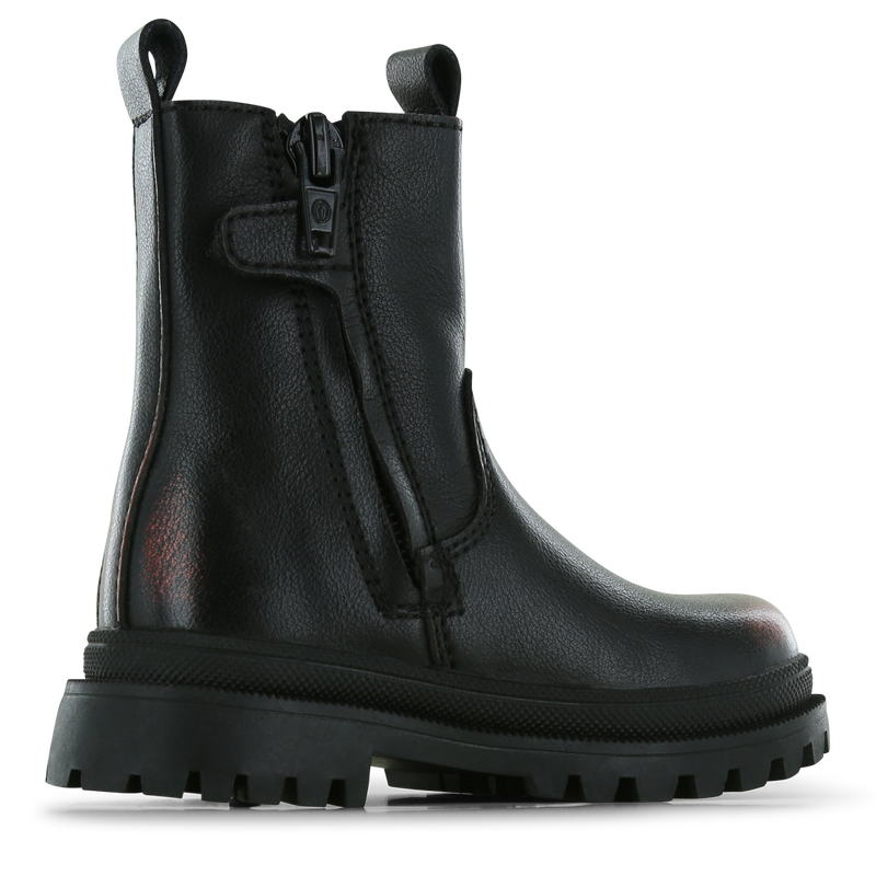 Shoesme schwarz-orange chelsea boot