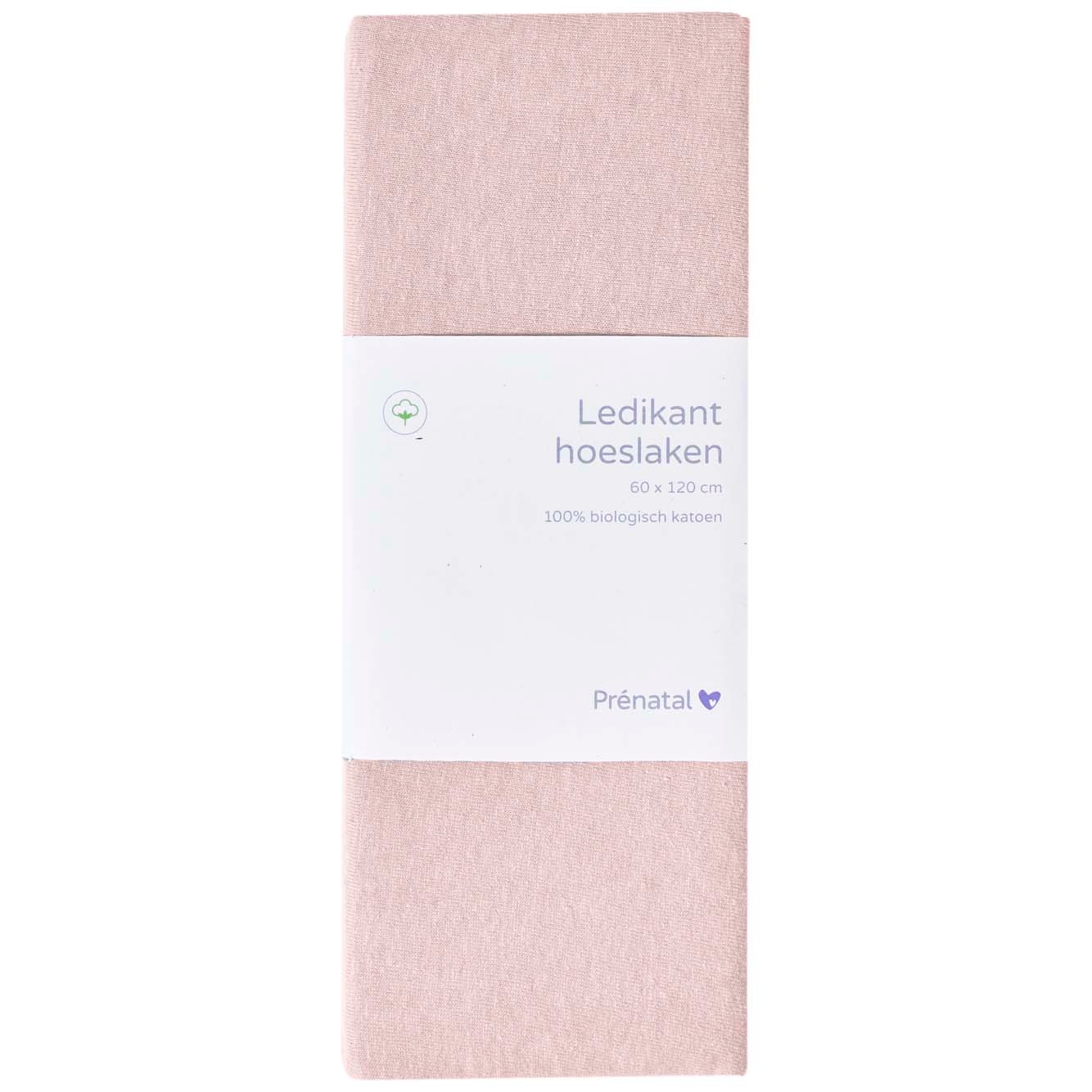 Prénatal ledikant hoeslaken roze