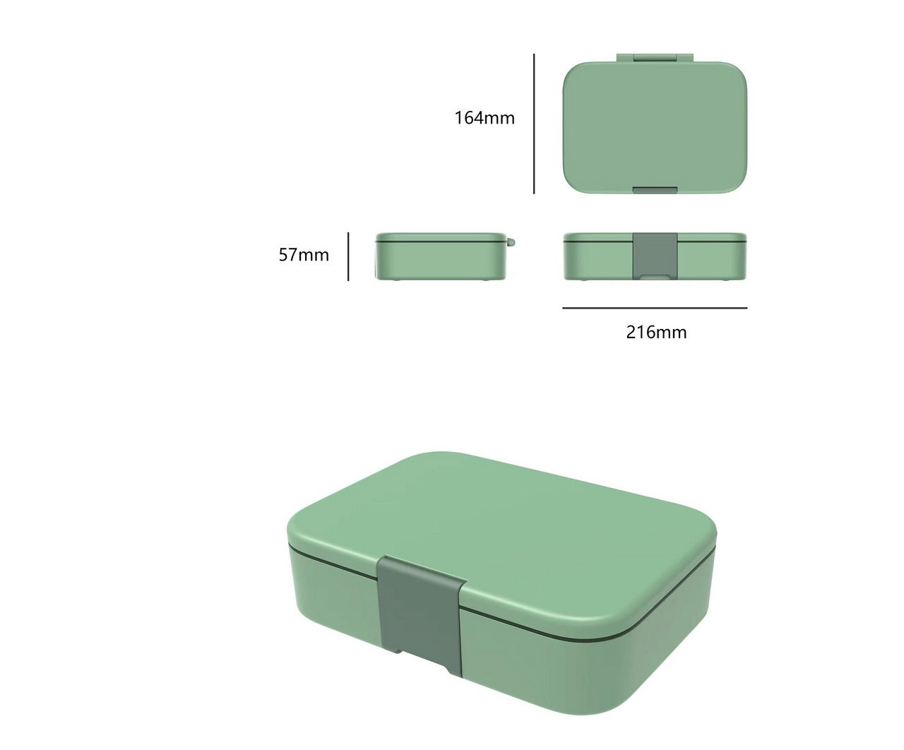 Homeware Lunchbox inkl.Saucenbox
